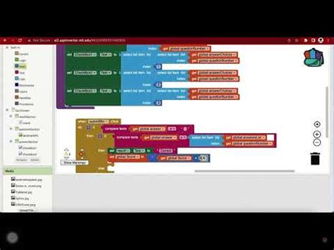 App Inventor Multiple Choice Quiz Pt 2 YouTube