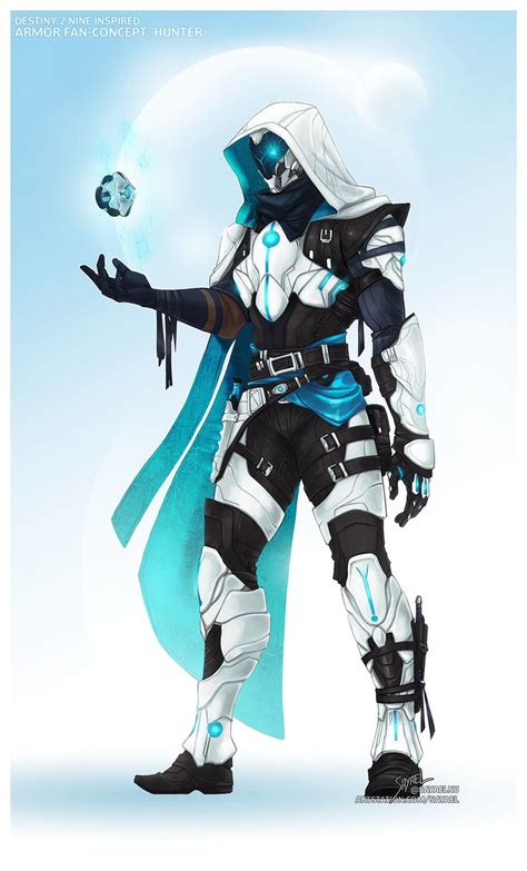 Destiny 2 - Hunter Armor Fan Concept "Nine", Sayael Nu | Character ...