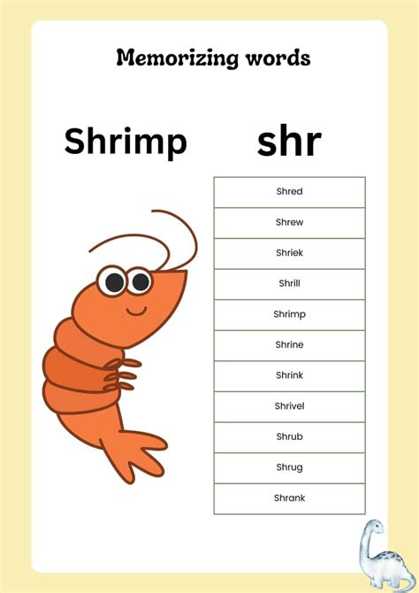 Shr Words Examples 5 Fun Game Free Printables