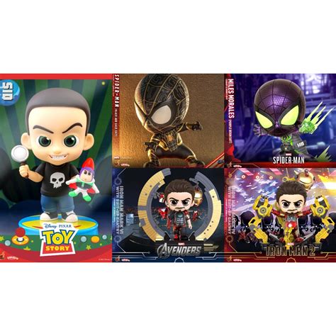 日本代購 Hot Toys Cosbaby玩具總動員 阿薛 蜘蛛人 鋼鐵人 日本限量 蝦皮購物
