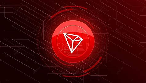 Banner Background Concept Of Tron Trx Cryptocurrency Coin Vector Trade