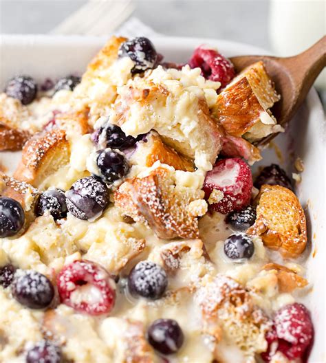 Sweet Croissant Breakfast Casserole Make Ahead The Chunky Chef