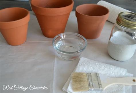 How To Age A Terracotta Pot In Two Easy Steps Using Chalked Paint