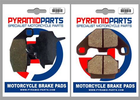 Front And Rear Brake Pads 2 Pairs For Kawasaki Klr 650 87 07 Ebay