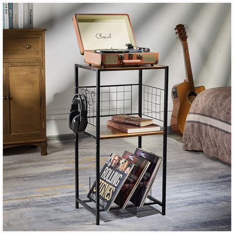 Buy LiebeRen Record Player Stand Turntable Stand With 3 Tier Vinyl