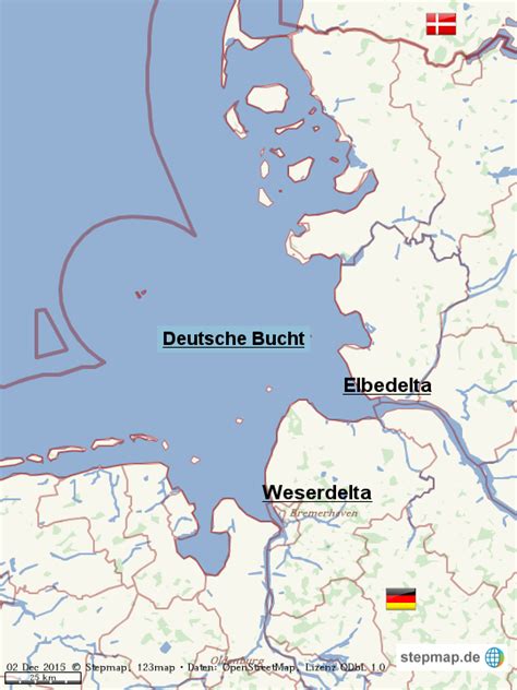 Stepmap Die Deutsche Bucht Landkarte Für Welt