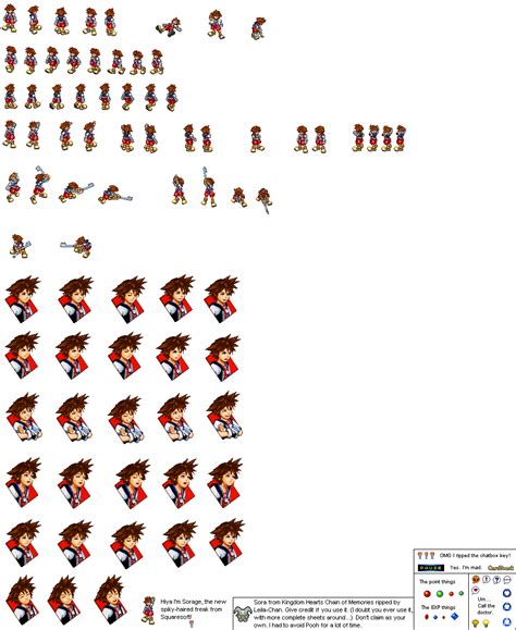 Sora Sprites By Leilachan On Deviantart