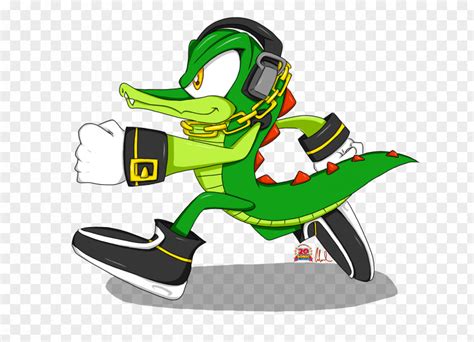 Crocodile Vector The Sonic Hedgehog Heroes Espio Chameleon Charmy Bee