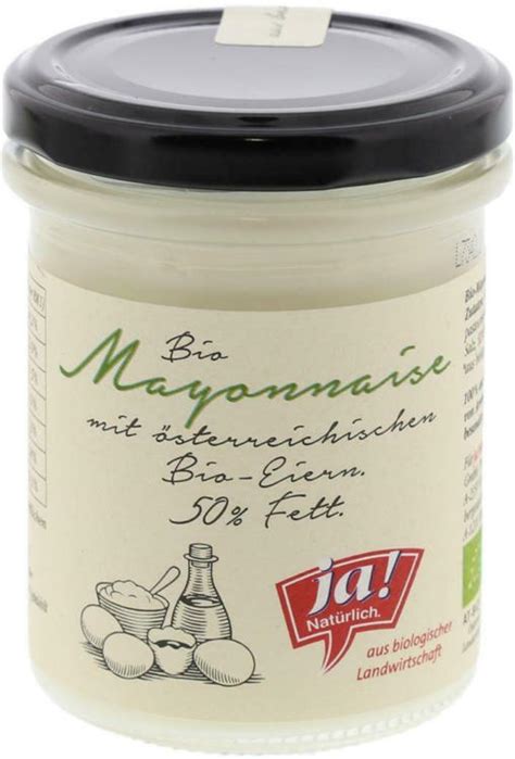 Ja Natürlich Bio Mayonnaise 50 Online von BILLA wogibtswas at