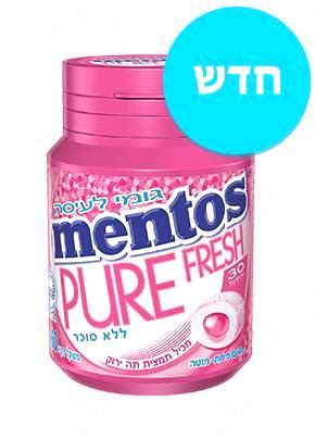 Mentos Pure Fresh Fruit Mint Flavored Gum 30 Pieces