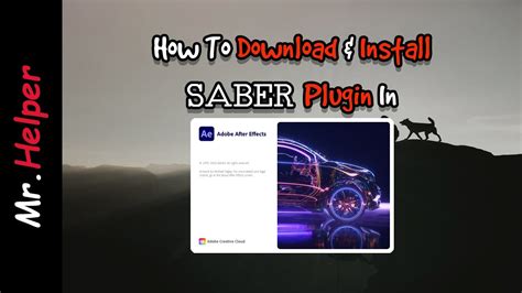 How To Install Saber Plugin In Adobe After Effects Cc Youtube