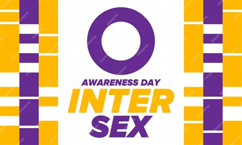 Premium Vector Intersex Awareness Day Human Rights Event Intersex