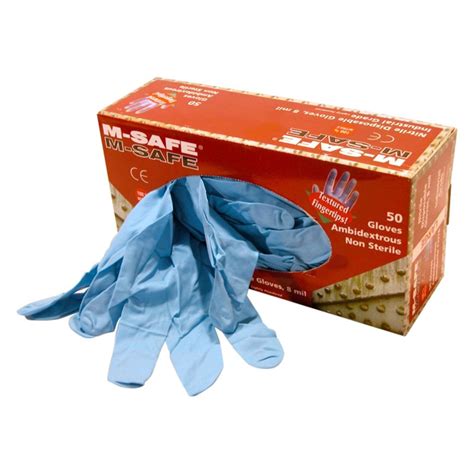 Majestic Glove® 8 Mil Lightly Powdered Nitrile Disposable Gloves