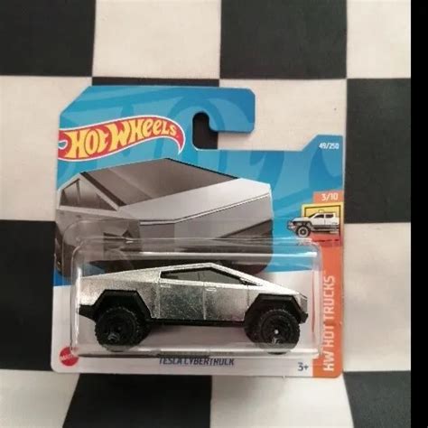 2022 HOT WHEELS Tesla Cybertruck HW Hot Trucks Carte Courte 49 250 3