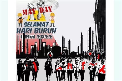 10 Twibbon Hari Buruh Sedunia Atau May Day 1 Mei 2022 Desain Terbaru