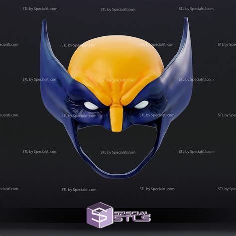 Cosplay STL Files Comic Wolverine Mask Wearable 3D Print | SpecialSTL