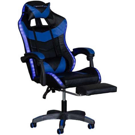 Rechargeable LED Gaming Chair with Speaker Blue | XCHAIR-BLUE | AFW.com