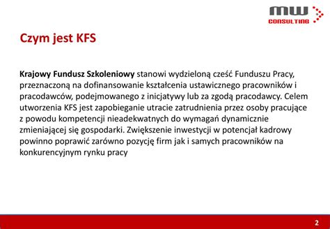 KRAJOWY FUNDUSZ SZKOLENIOWY Ppt Pobierz