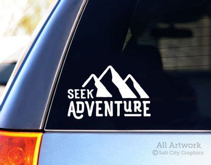 Seek Adventure Decal By Salt City Graphics