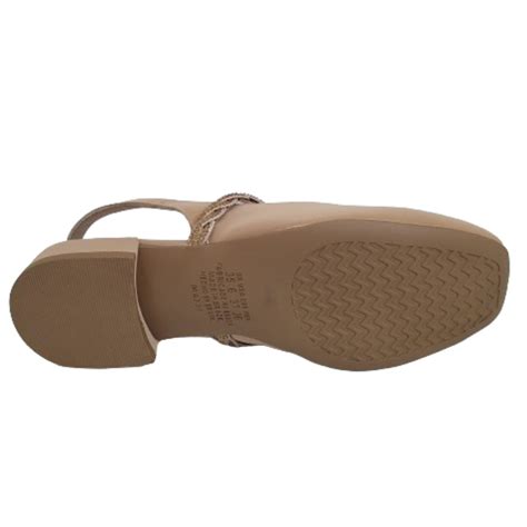 Sapato Mississipi Strass Feminino Nude Bege