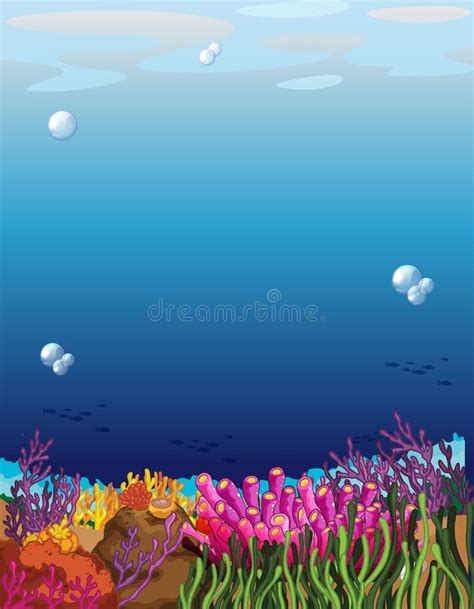 Marine Underwater Scene Clip Art Stock Illustrations – 320 Marine ...