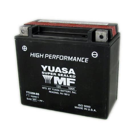 Yuasa Motorcycle Battery Ytx H Bs V A From County Battery County