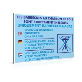 Panneau Les Barbecues Au Charbon De Bois Sont Strictement Interdits