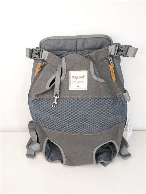 Doglemi Dog Carrier Front Facing Backpack Canvas Mesh For Small Medium