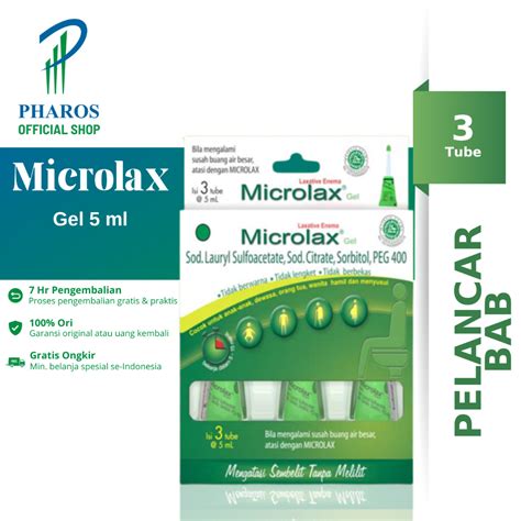 Jual Microlax Gel Box Isi Tube Ml Atasi Sembelit Susah Bab