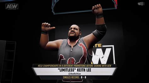 AEW Fight Forever Keith Lee DLC Entrance Signature Finishers