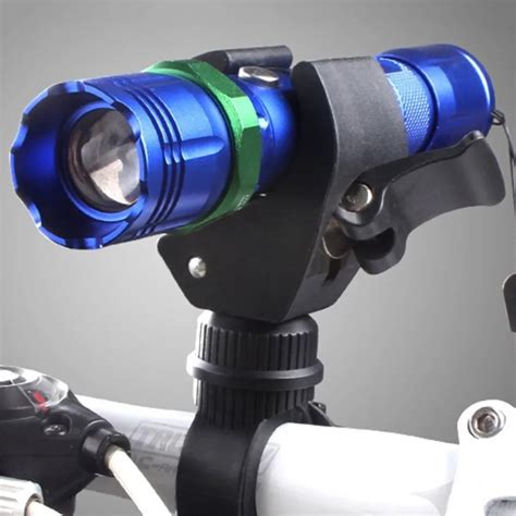 Portable Cycling Bike Swivel Bicycle Light Lamp Stand Holder