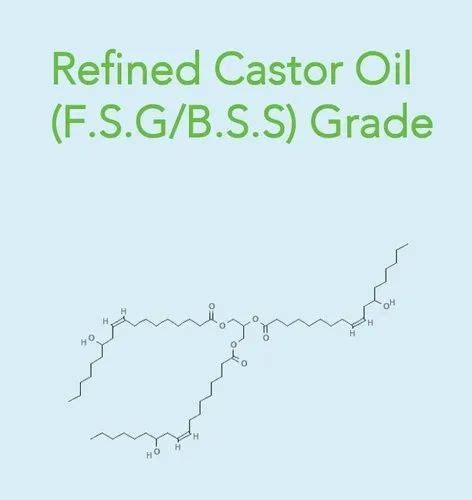 Cold Pressed Refined Castor Oil BSS FSG Grade For Cosmetic 200 Litre