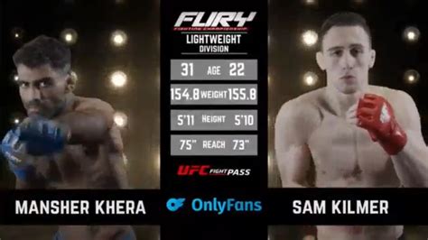 Mansher Khera Vs Sam Kilmer Fury Challenger Series 10