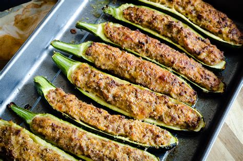 Zucchine Ripiene Di Carne Al Forno Al Forno Le Ricette Di Simo E Cicci