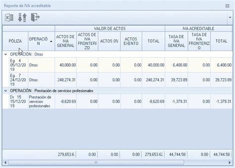 Reporte De Iva Acreditable Portal De Clientes Siigo Aspel