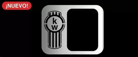 Bisel Chapa Nuevo Logo Kenworth Env O Gratis