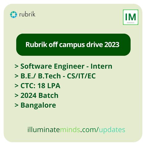 Rubrik Off Campus Drive 2023 Software Engineer Intern B E B