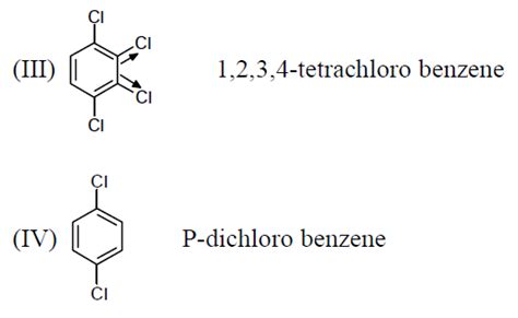 Arrange The Following Compound In Order Of Increasing Dipole Moment I