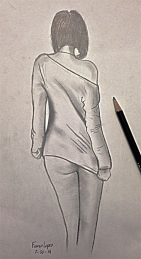 Full Body Woman Drawing