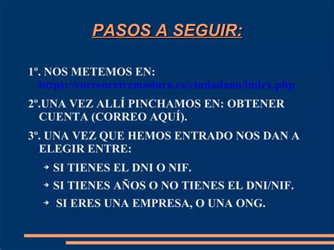 Pasos A Seguir Para Crear Un Correo Electr Nico Ppt