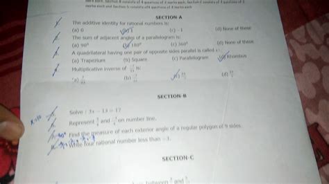 Cbse Periodic Test 1 Sample Papers Maths Class 9 Youtube