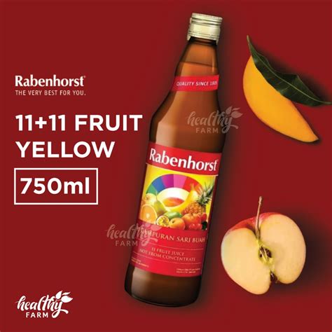 Jual Rabenhorst Yellow 11 Plus 11 Fruit Multivitamin Pure Juice