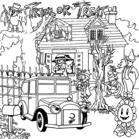 25 Free Printable Haunted House Coloring Pages For Kids