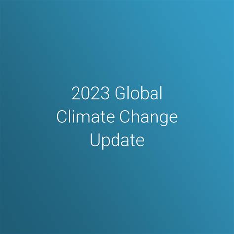 Global Climate Change Update Iss