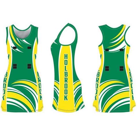 Wholesale Custom Design Your Own Sublimation Girls Green Netball