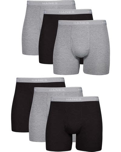 Gray Hanes Underwear For Men Lyst