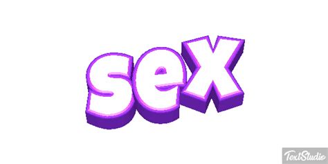 Sex Word Animated  Logo Designs