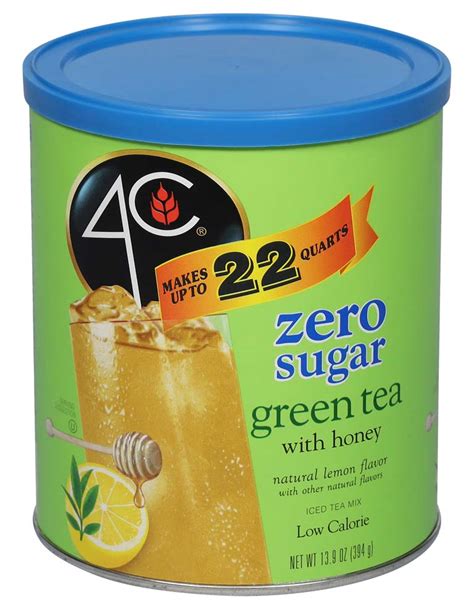 Zero Sugar Green Iced Tea Mix 4c Foods