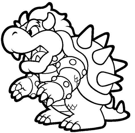 Dibujos De Bowser Para Colorear