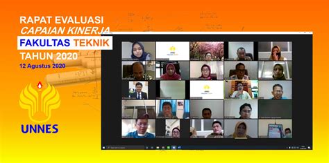 Rapat Evaluasi Capaian Kinerja FT Semester 1 Tahun 2020 Faculty Of